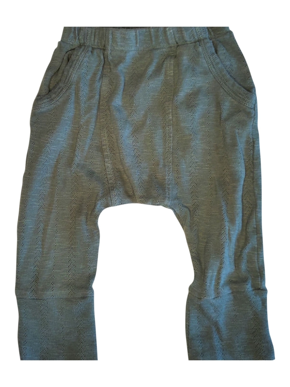 Kate Quinn Organics Classic Panda Pants Pointelle Baby 12-18 Months